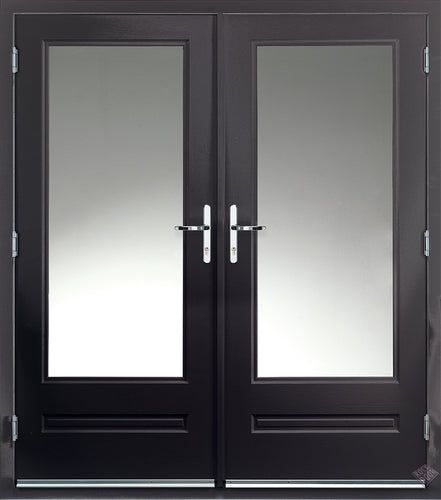 Rockdoor Ultimate - Classic French Door Clear Glazed Composite Door Set