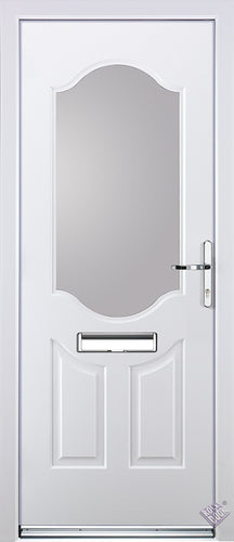 Rockdoor Ultimate - Georgia Clear Glazed Composite Door Set