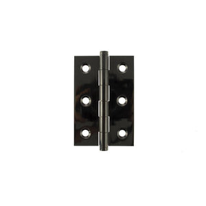 Atlantic Butt Hinges 3" x 2" x 2.2mm inc Screws - Black Nickel