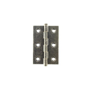 Atlantic Butt Hinges 3" x 2" x 2.2mm inc Screws - Distressed Silver