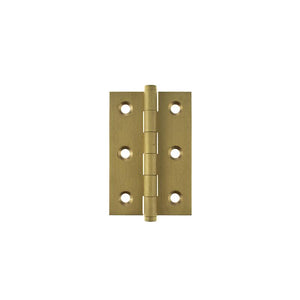 Atlantic Butt Hinges 3" x 2" x 2.2mm inc Screws - Satin Brass