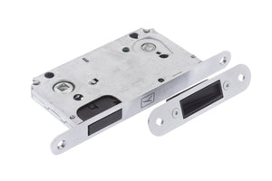 Atlantic Italian Magnetic Bathroom Lock with adjustable strikeplate - Satin Chrome