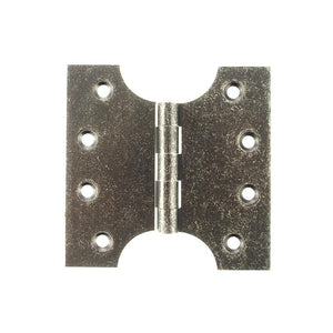 Atlantic (Solid Brass) Parliament Hinges 4" x 2" x 4" - Distressed Silver
