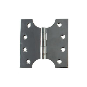 Atlantic (Solid Brass) Parliament Hinges 4" x 2" x 4" - Polished Chrome