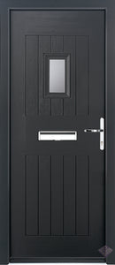 Rockdoor Ultimate - Cottage Spy View Clear Glazed Composite Door Set