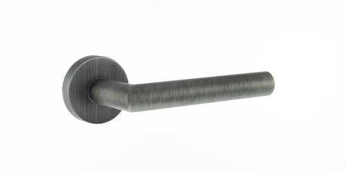 Forme Elle Designer Lever on Round Rose - Satin Chrome