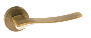 Forme Olimpia Designer Lever on Minimal Round Rose - Yester Bronze