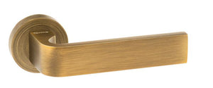 Forme Monza Designer Lever on Minimal Round Rose - Yester Bronze