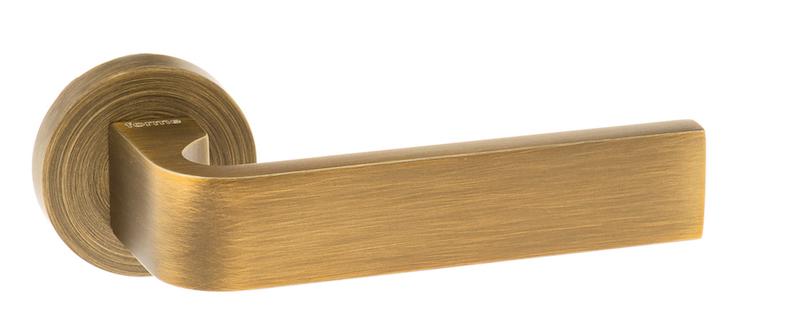 Forme Monza Designer Lever on Minimal Round Rose - Yester Bronze