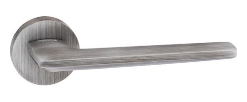 Forme Boston Designer Lever on Minimal Round Rose - Urban Graphite