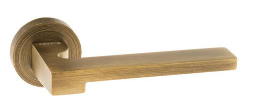 Forme Ginevra Designer Lever on Minimal Round Rose - Yester Bronze