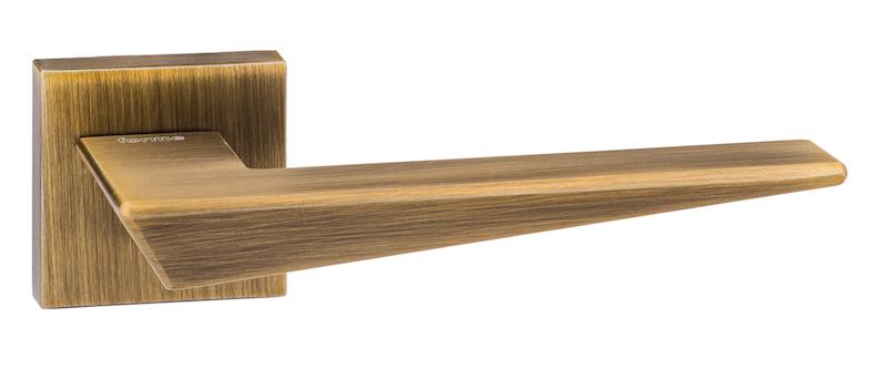 Forme Naxos Designer Lever on Minimal Square Rose - Yester Bronze