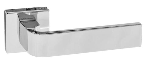 Forme Monza Designer Lever on Minimal Square Rose - Polished Chrome