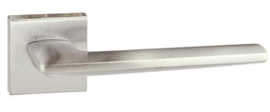 Forme Boston Designer Lever on Minimal Square Rose - Satin Chrome
