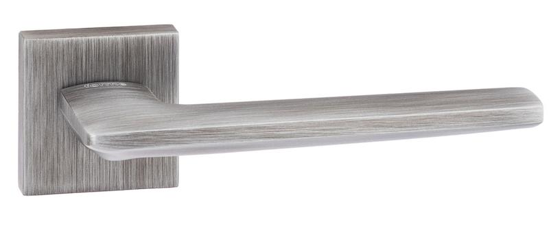 Forme Boston Designer Lever on Minimal Square Rose - Urban Graphite
