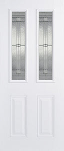 Malton 2L Glazed External Pre-Finished White Doors 813 x 2032