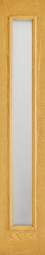 Sidelight 1L Frosted Pre-Finished Oak Doors 356 x 2032