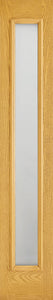 Sidelight 1L Frosted Pre-Finished Oak Doors 356 x 2032