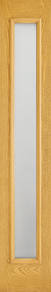 Sidelight 1L Frosted Pre-Finished Oak Doors 356 x 2032