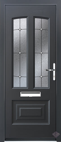 Rockdoor Ultimate - Illinois Trinity  Composite Door Set