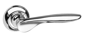 Mediterranean Malta Lever on Round "C" Rose - Polished Chrome