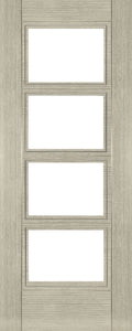 Montreal Light Grey Ash Glazed Fire Door