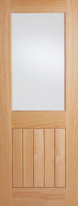 Mexicano Unglazed Pre-Finished Oak Fire Door