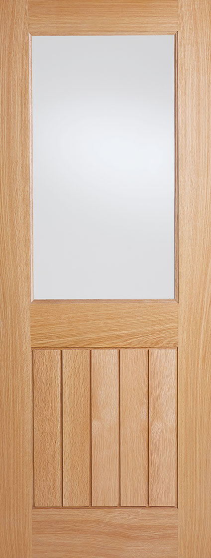 Mexicano Unglazed Pre-Finished Oak Fire Door