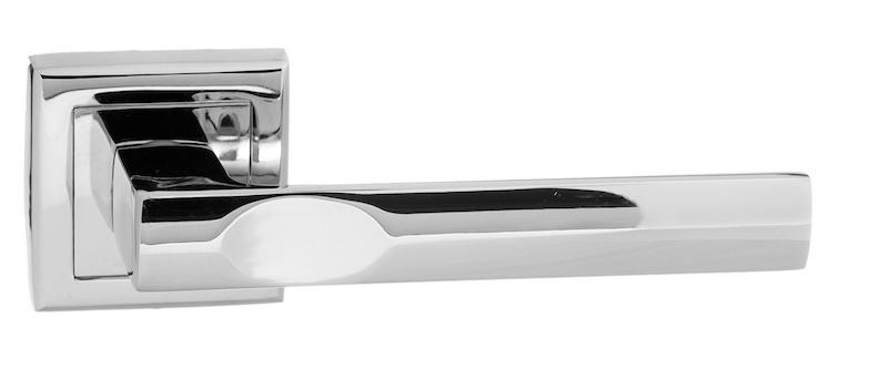 STATUS Kansas Lever on Square Rose - Polished Chrome