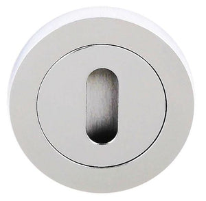 STATUS Key Escutcheon on Round Rose - Polished Chrome