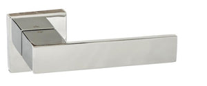 Senza Pari Panetti Designer Lever on Square Rose - Polished Chrome