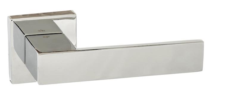 Senza Pari Panetti Designer Lever on Square Rose - Polished Chrome