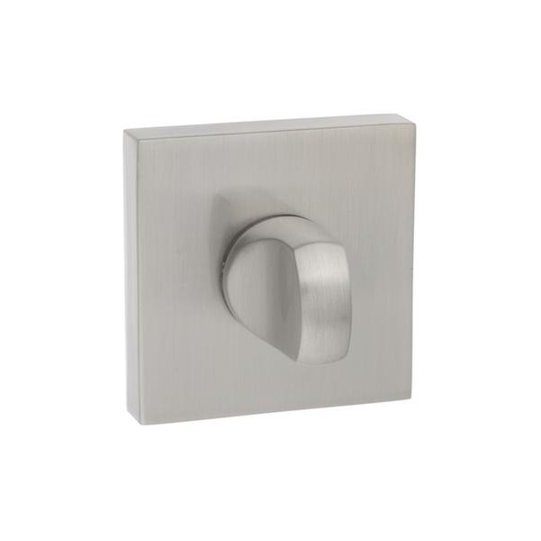 Senza Pari WC Turn and Release on Square Rose - Satin Nickel