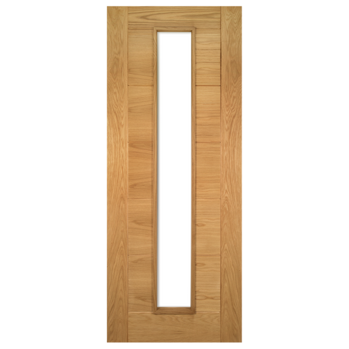 Seville Prefinished Oak UnGlazed Fire Door