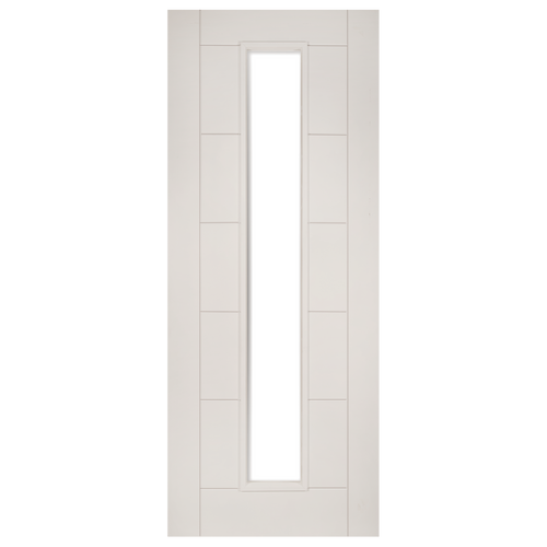 Seville White Primed Glazed 1L Fire Door