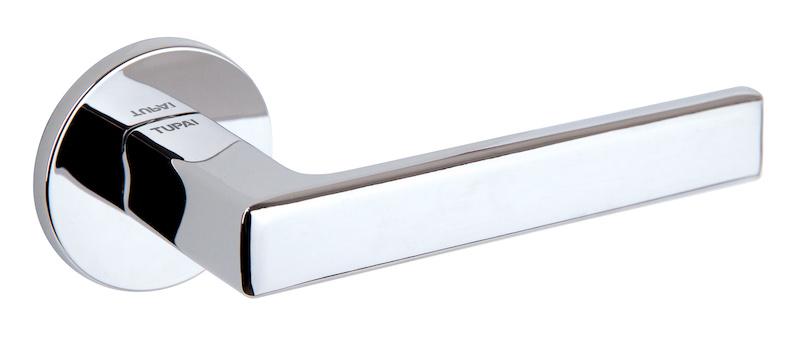 Tupai 5S Line 3095 Designer Lever on Round Rose - Polished Chrome