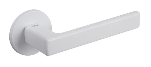 Tupai 5S Line 3095 Designer Lever on Round Rose - White