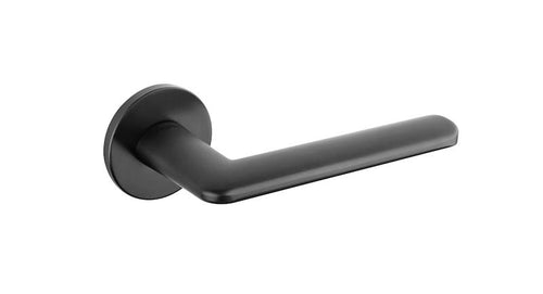 Tupai 5S Line 3098 Designer Lever on Round Rose - Matt Black