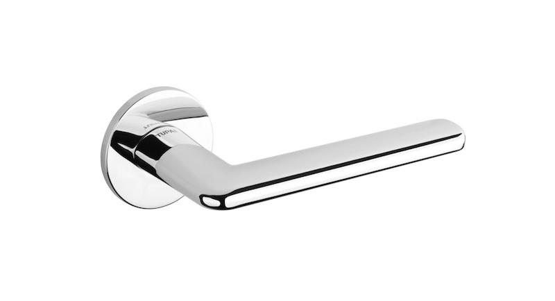 Tupai 5S Line 3098 Designer Lever on Round Rose - Polished Chrome