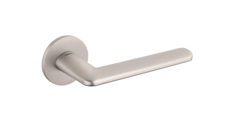 Tupai 5S Line 3098 Designer Lever on Round Rose - Polished Nickel