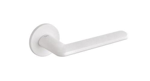 Tupai 5S Line 3098 Designer Lever on Round Rose - White