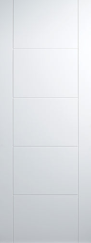 Florida White Primed Semi Solid Door