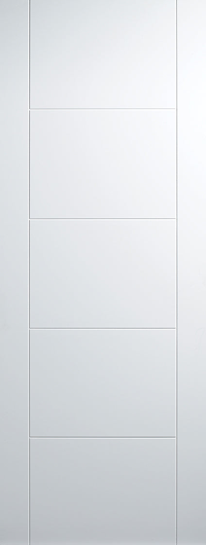 Florida White Primed Semi Solid Door