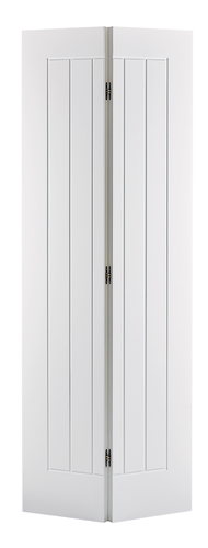 Mexicano White Primed Solid Core Bi-Fold