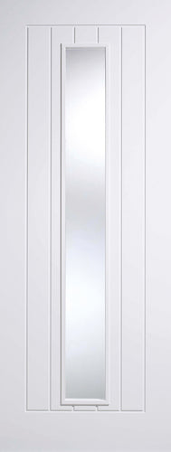 Mexicano Glazed White Primed Solid Core