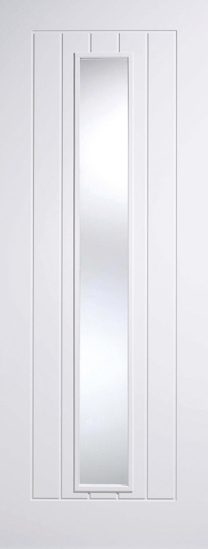 Mexicano Glazed White Primed Solid Core