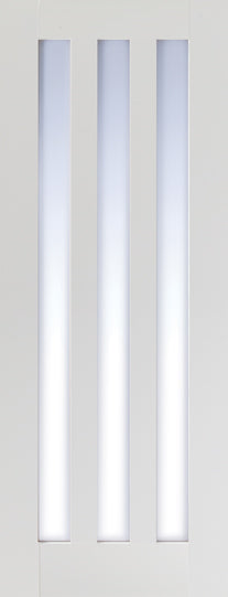 Utah White Primed Solid Core Glazed