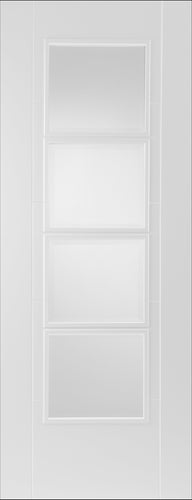 Iseo 4 Light Glazed White Primed