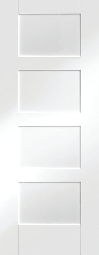 Contemporary 4 Panel White Primed