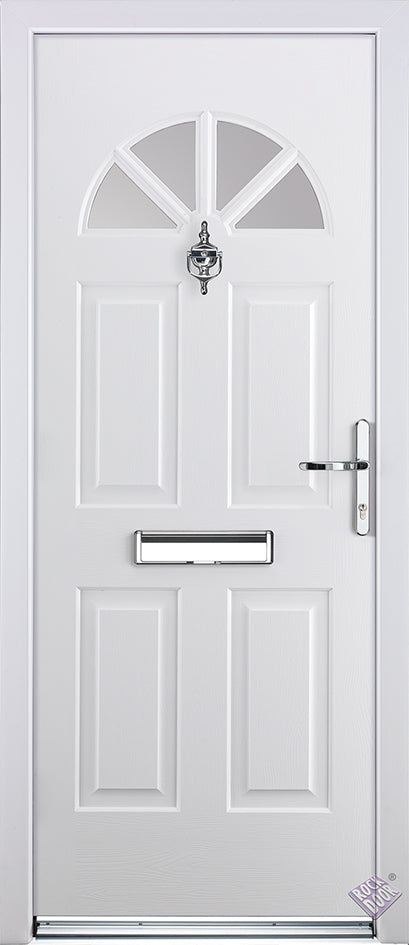 Rockdoor Ultimate - Carolina Clear Glazed Composite Door Set